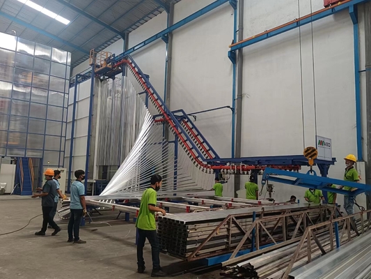 Vertical extrusion Aluminium Profile Powder Coating Production Line