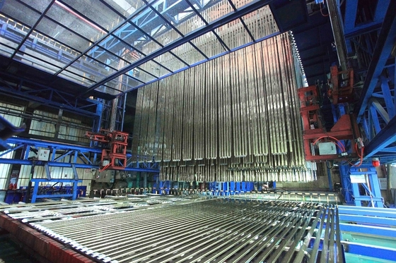 LNG Heating power Anodizing Production Line Custom Voltage For aluminium profiles