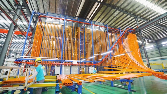 CE Certification Powder Coating Production Line For Aluminum Profile Surface Treatment Of ABD